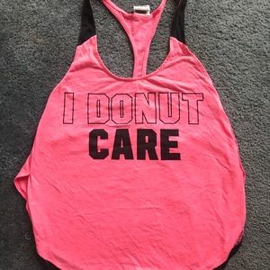 Victoria’s Secret “I donut care” workout tank